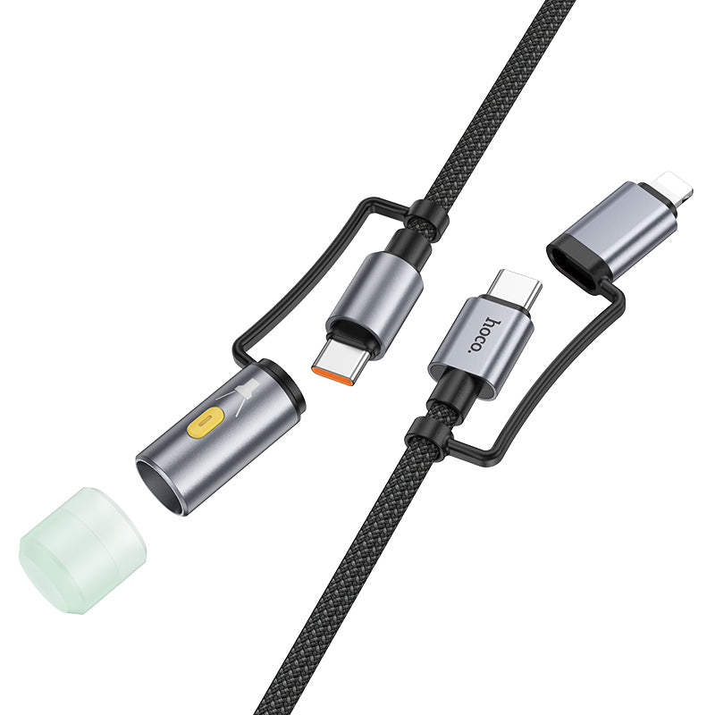 HD_SYNC:U138 All-in-one charging data cable C/iP to C/LED light