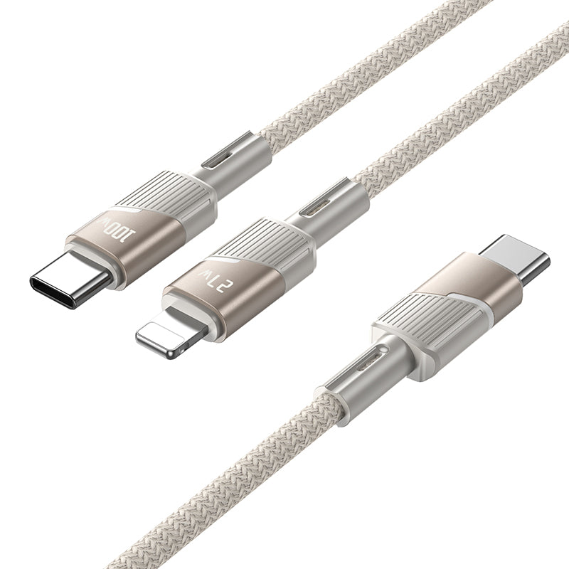 HD_SYNC:U139 C to C+iP 100W fast charging data cable