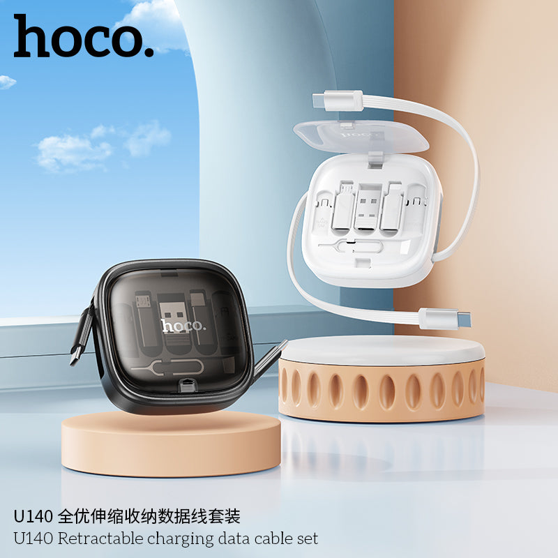 HD_SYNC:U140 Retractable charging data cable set