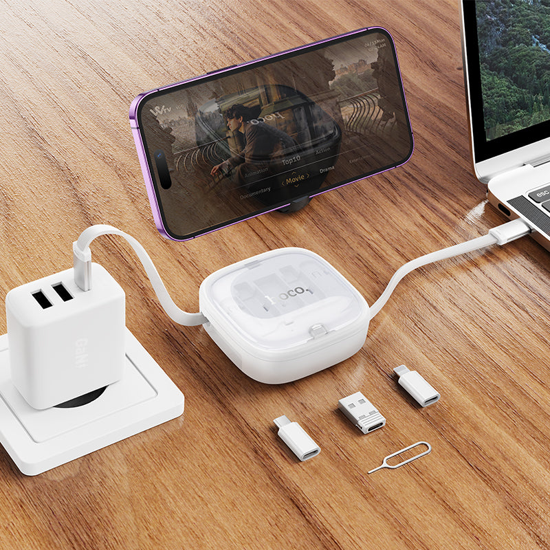 HD_SYNC:U140 Retractable charging data cable set
