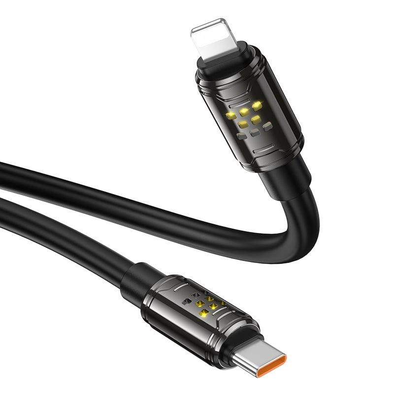 HD_SYNC:U143 Joy 240W 4-in-1 charging data cable USB/C to iP/C