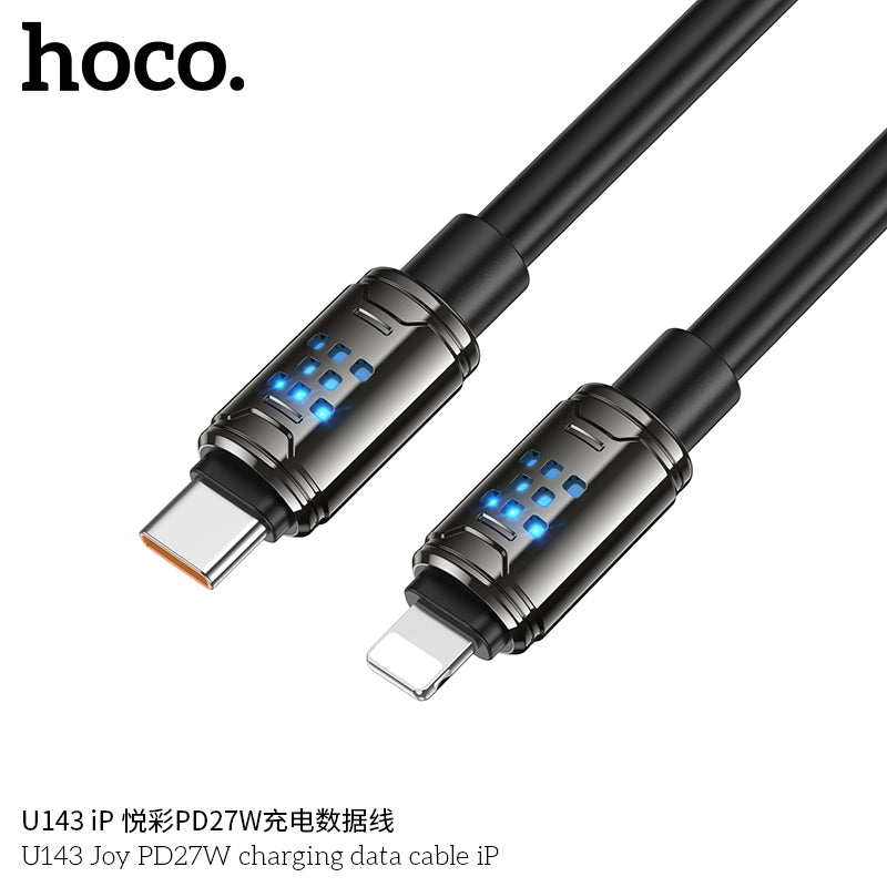 HD_SYNC:U143 Joy 240W 4-in-1 charging data cable USB/C to iP/C