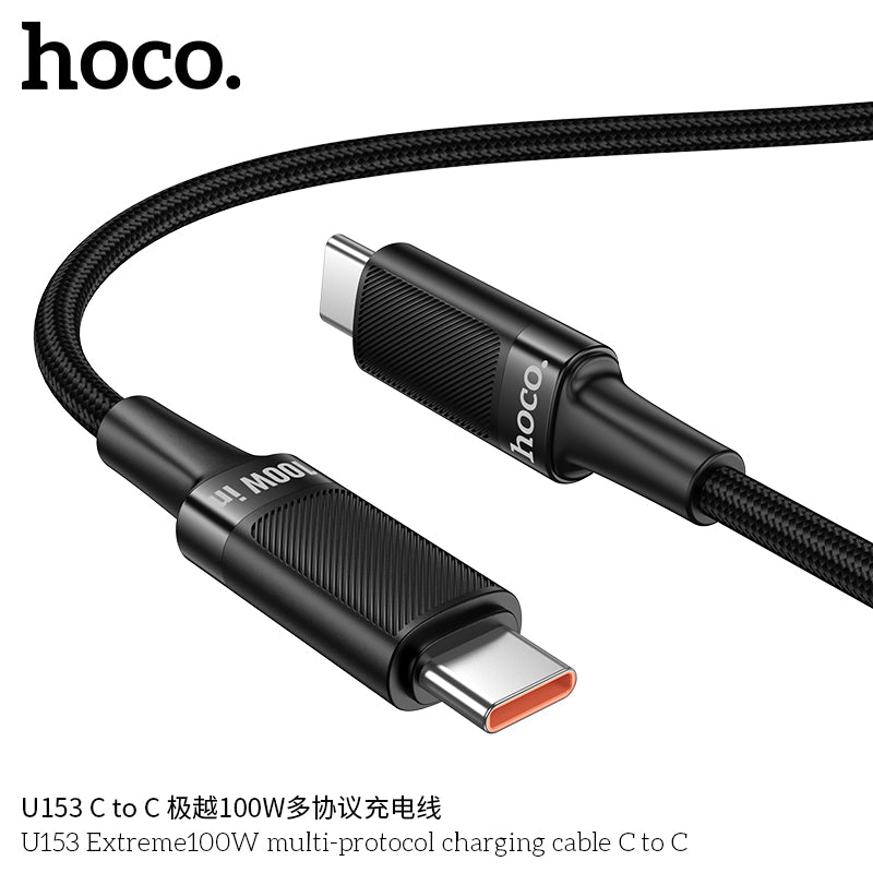 HD_SYNC:U153 Extreme100W multi-protocol charging cable C to C