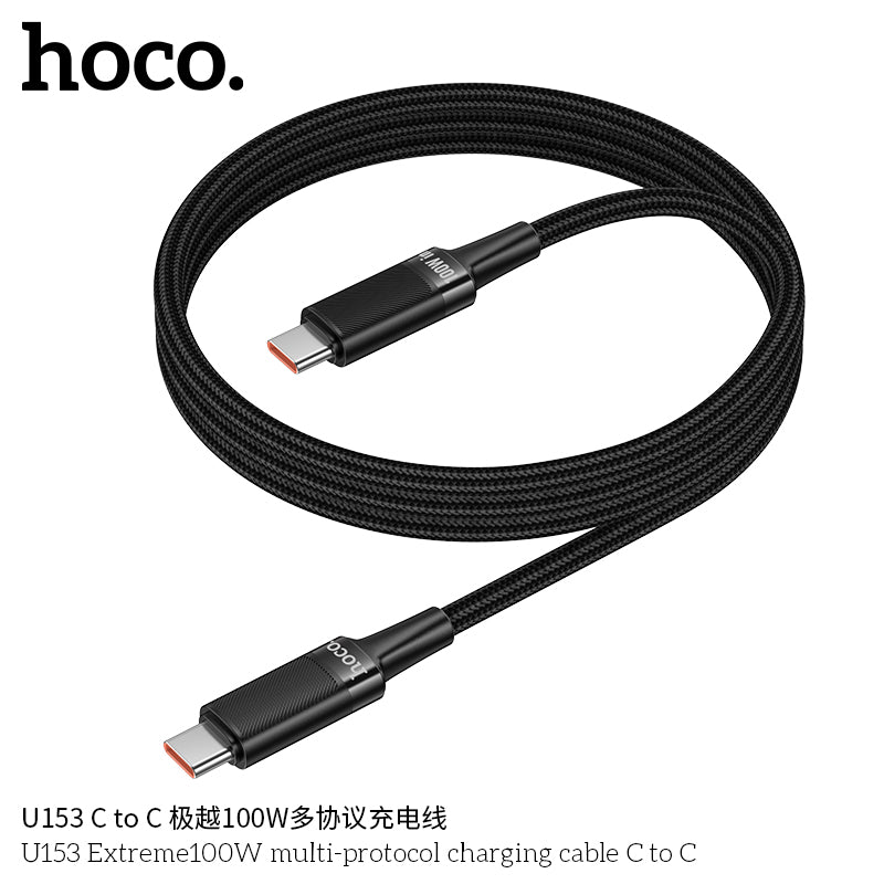 HD_SYNC:U153 Extreme100W multi-protocol charging cable C to C