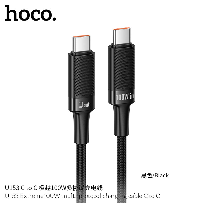 HD_SYNC:U153 Extreme100W multi-protocol charging cable C to C