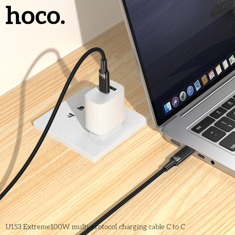 HD_SYNC:U153 Extreme100W multi-protocol charging cable C to C