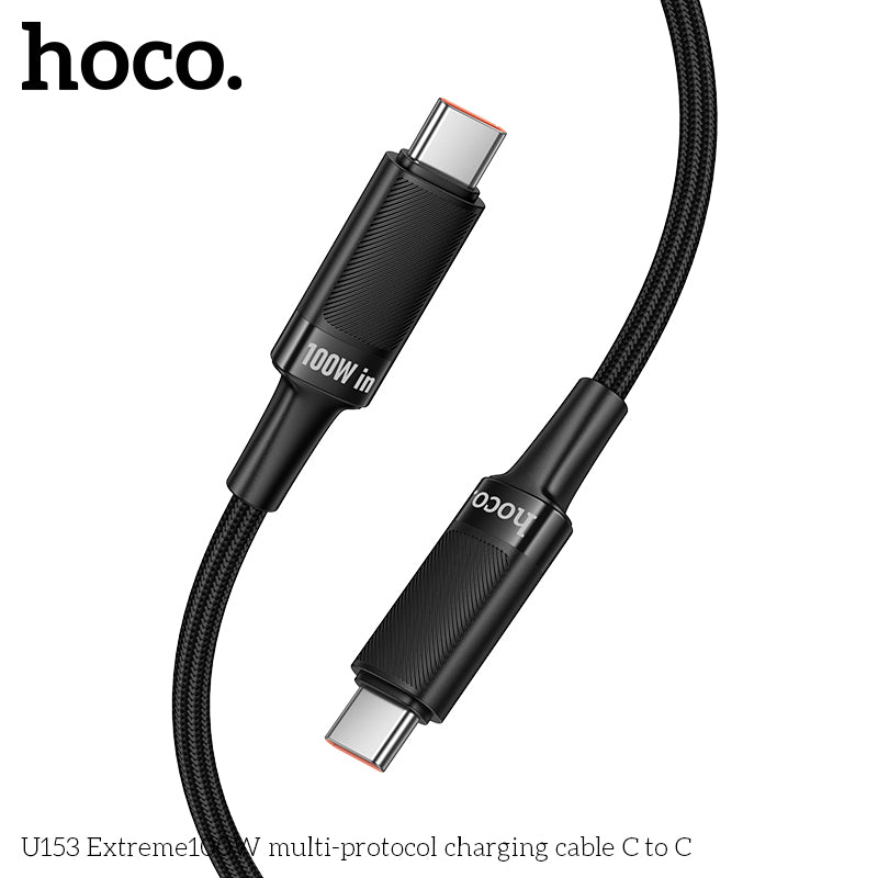 HD_SYNC:U153 Extreme100W multi-protocol charging cable C to C