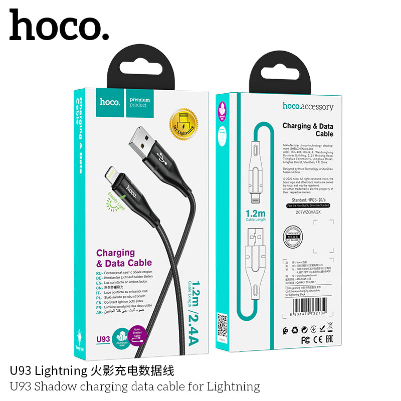 HD_SYNC:U93 Shadow charging data cable for Type-C