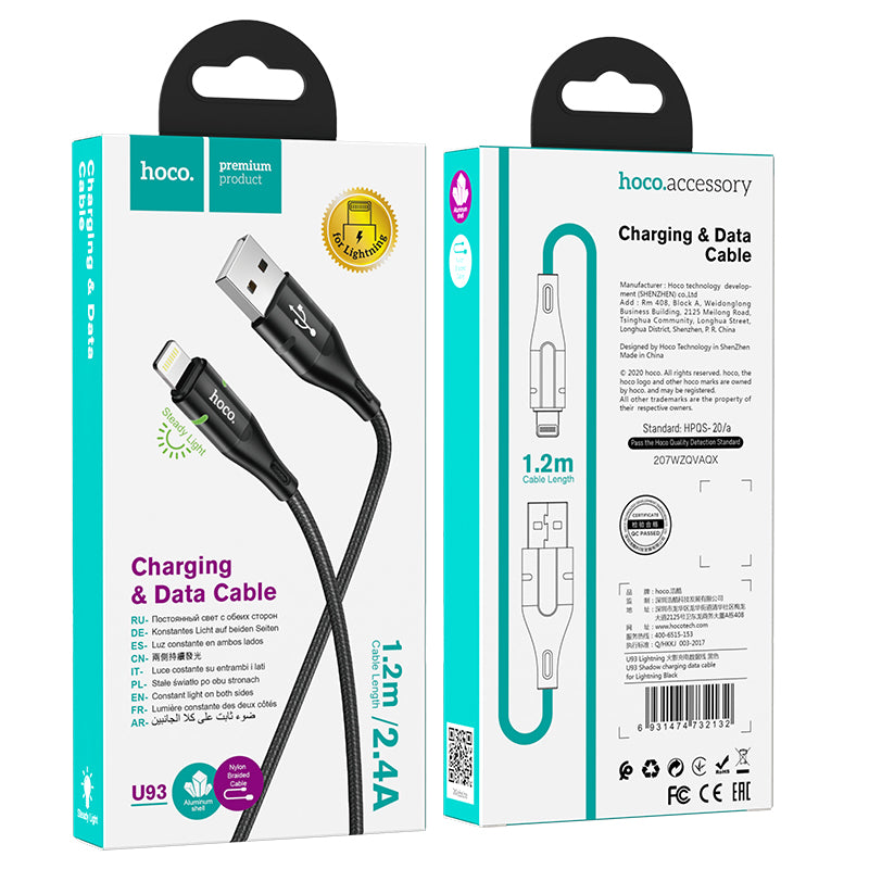 HD_SYNC:U93 Shadow charging data cable for iP