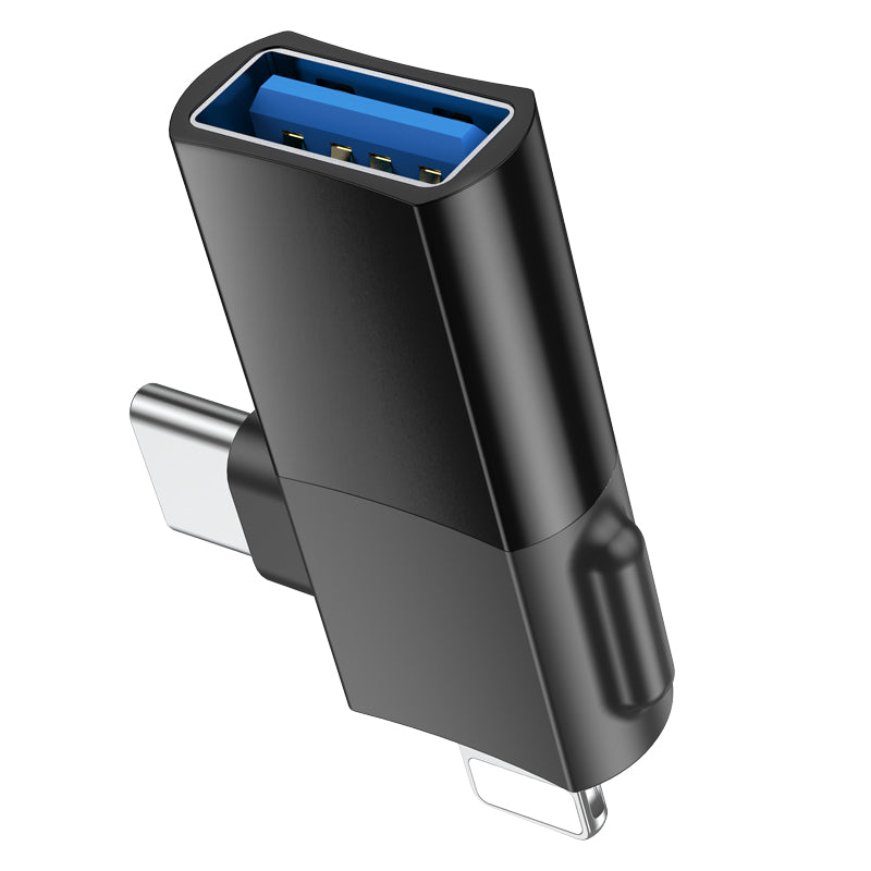 HD_SYNC:UA17 iP male/Type-C male to USB female two-in-one adapter