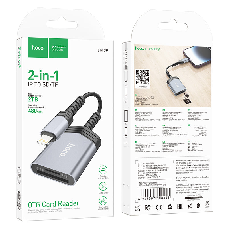 HD_SYNC:UA25 2-in-1 card reader Type-C