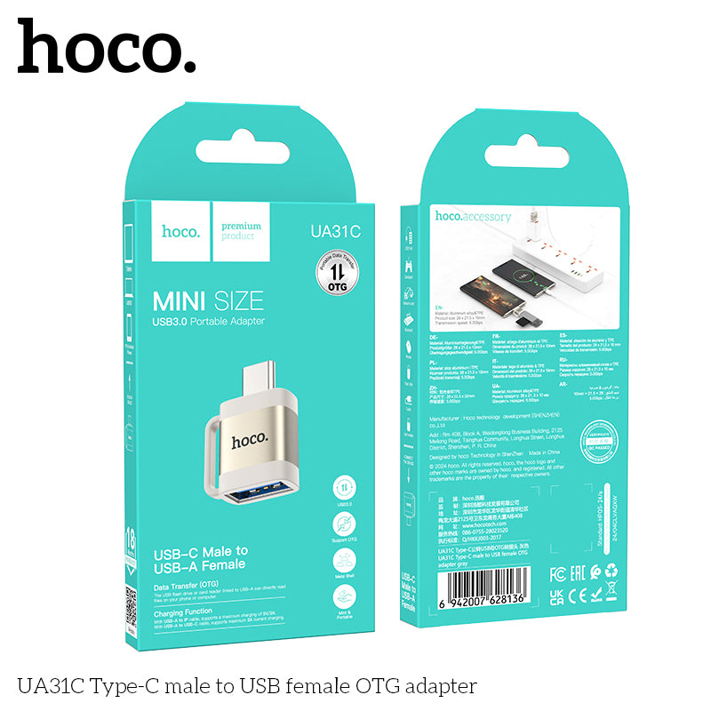 HD_SYNC:UA31C Type-C male to USB female OTG adapter