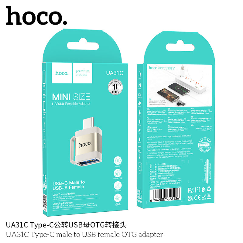 HD_SYNC:UA31C Type-C male to USB female OTG adapter