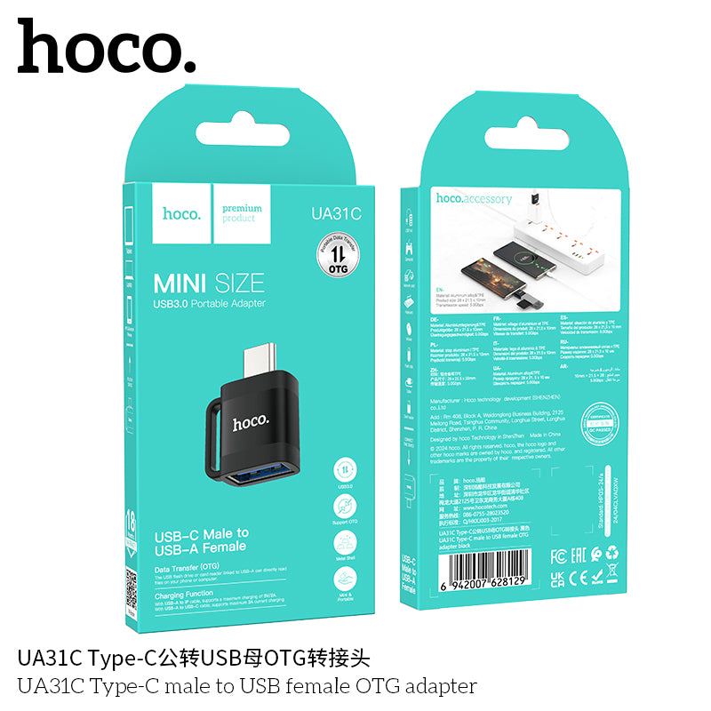 HD_SYNC:UA31C Type-C male to USB female OTG adapter