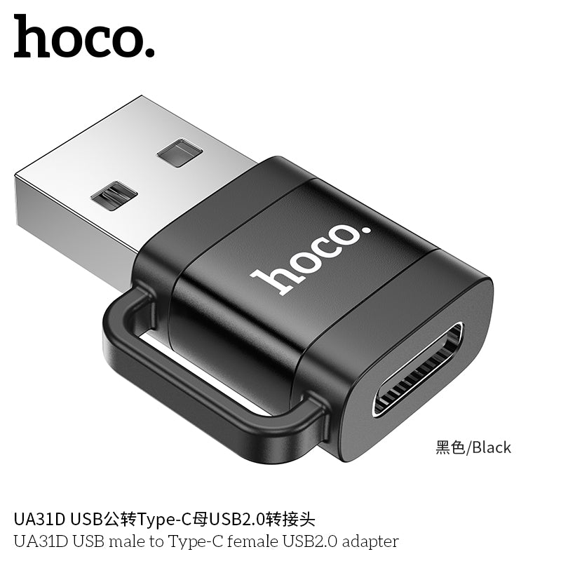 HD_SYNC:UA31D USB male to Type-C female USB2.0 adapter