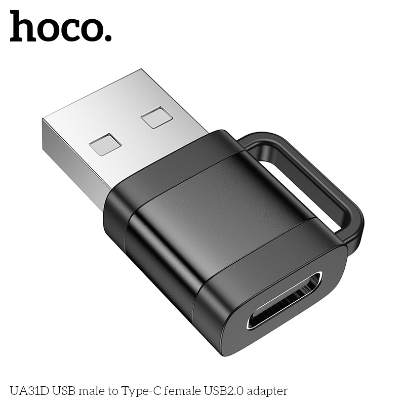 HD_SYNC:UA31D USB male to Type-C female USB2.0 adapter