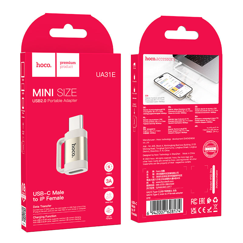 HD_SYNC:UA31E Type-C male to iP female adapter