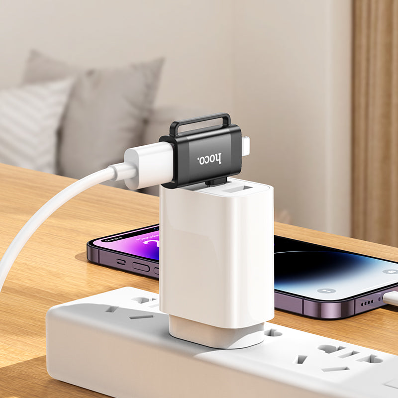 HD_SYNC:UA31F iP male/Type-C male to USB female OTG 2-in-1 adapter