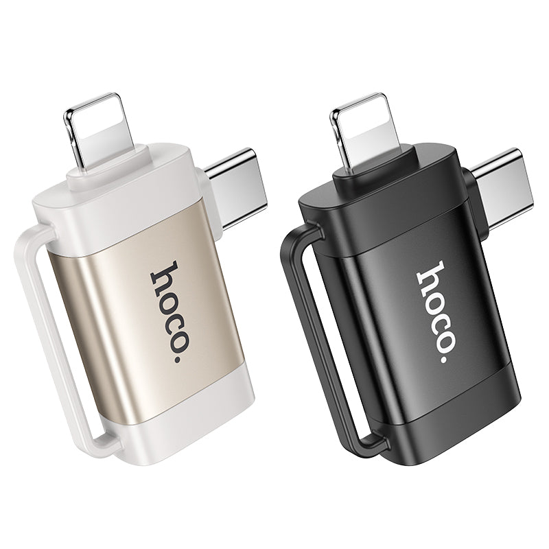 HD_SYNC:UA31F iP male/Type-C male to USB female OTG 2-in-1 adapter