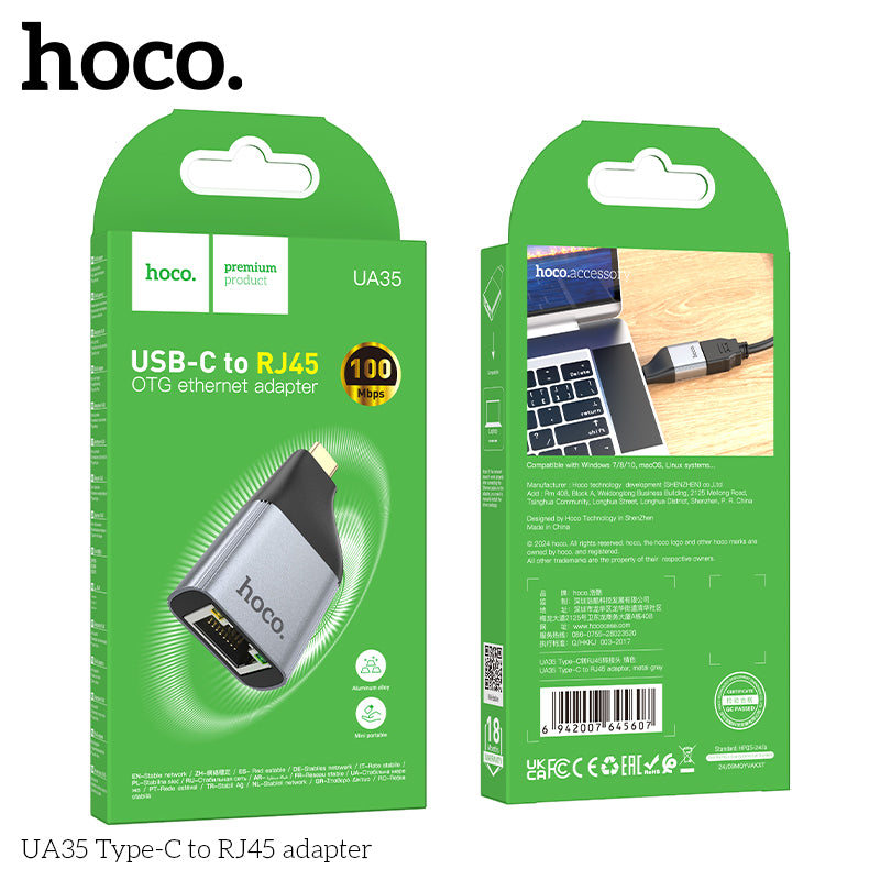 HD_SYNC:UA35 Type-C to RJ45 adapter