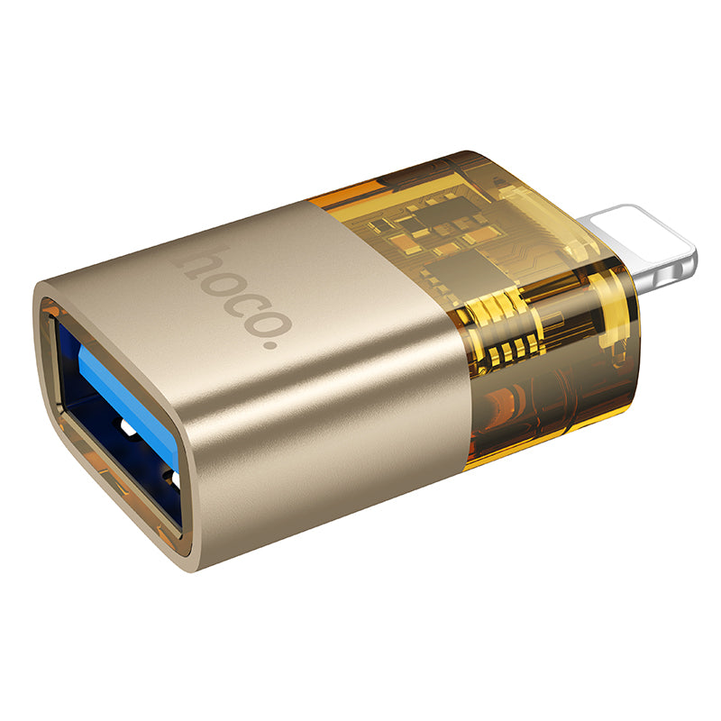 HD_SYNC:UA36 iP male to USB female OTG transparent adapter