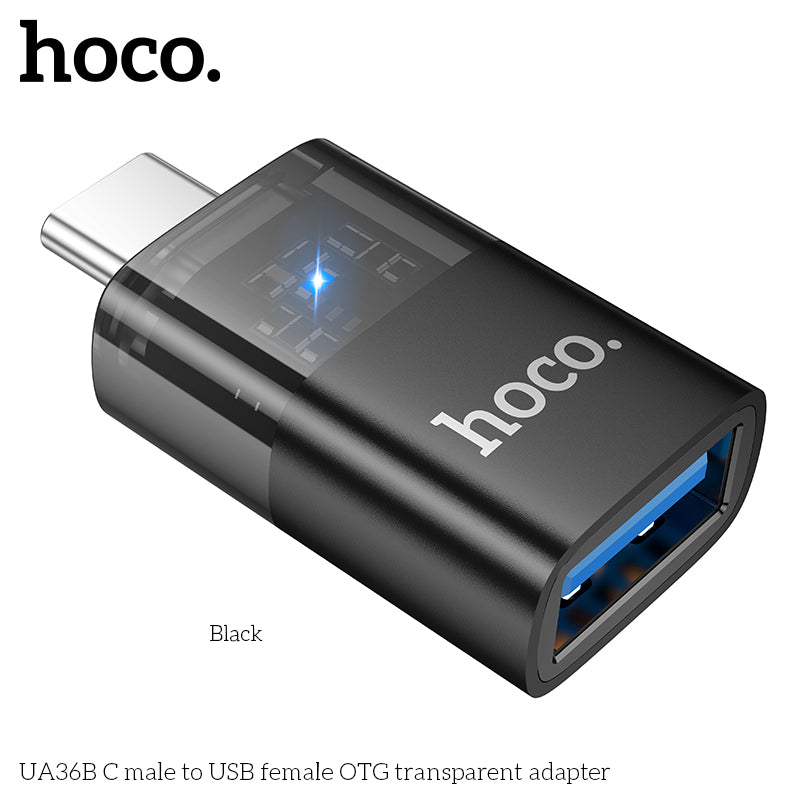 HD_SYNC:UA36B C male to USB female OTG transparent adapter