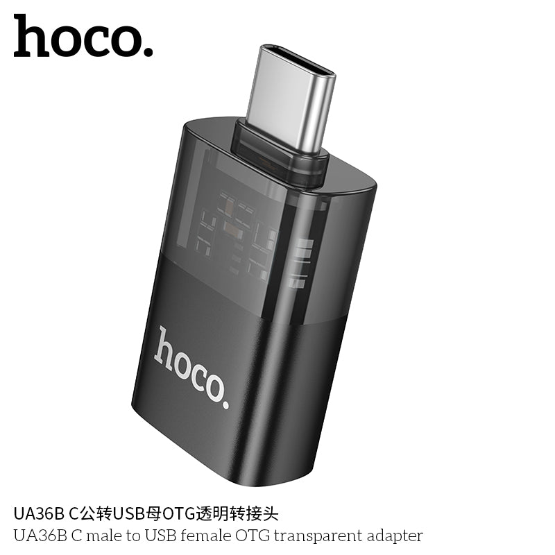 HD_SYNC:UA36B C male to USB female OTG transparent adapter