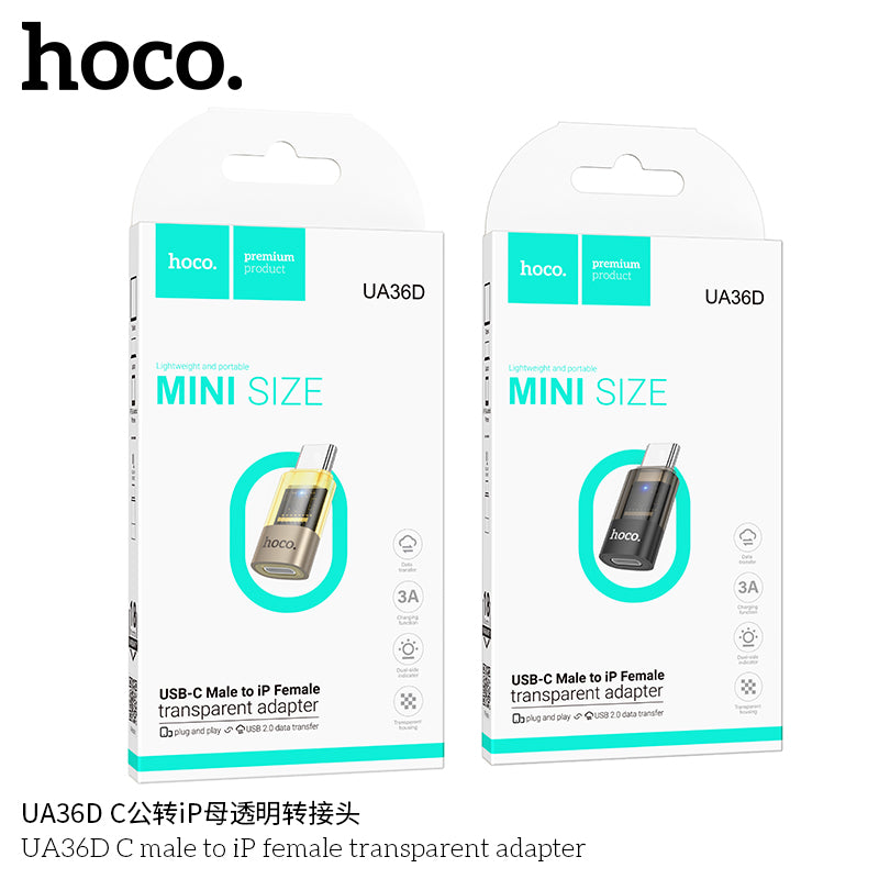 HD_SYNC:UA36D C male to iP female transparent adapter