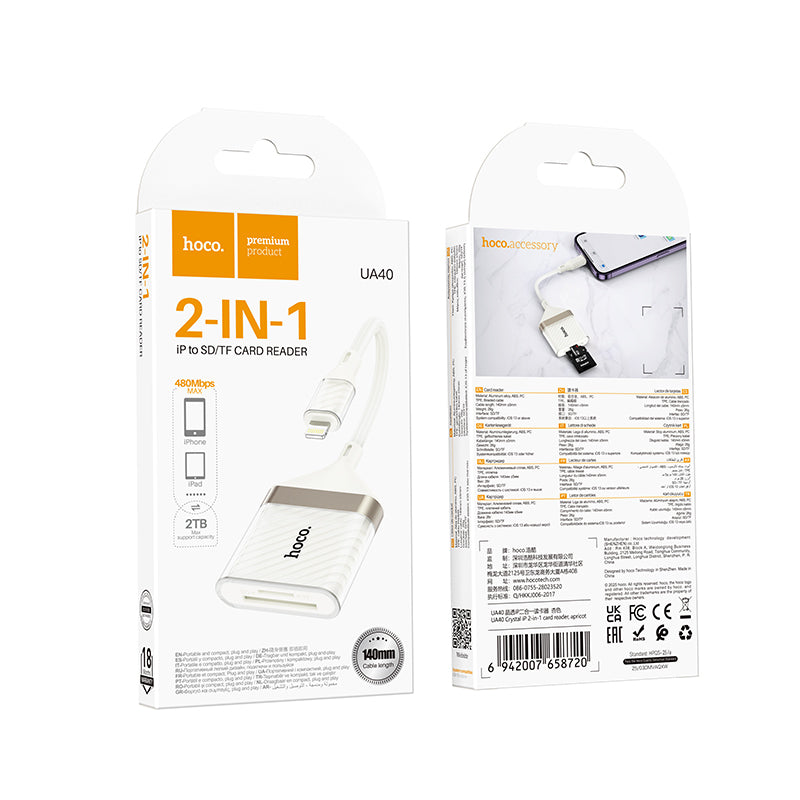 HD_SYNC:UA40 Crystal iP 2-in-1 card reader