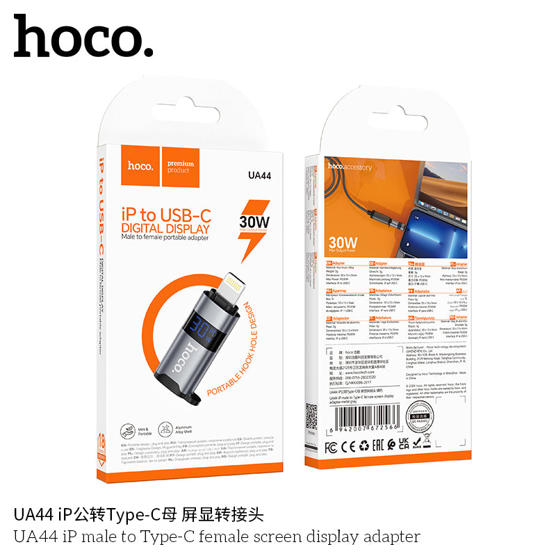 HD_SYNC:UA44 iP male to Type-C female screen display adapter