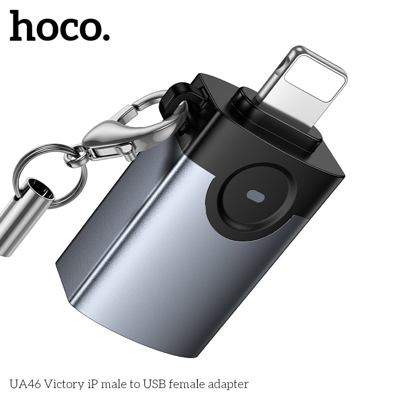 Hoco UA46 Victory iP male to USB female adapter – TEQ PTY LTD
