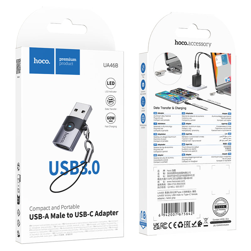 HD_SYNC:UA46B Victory USB male to Type-C female adapter