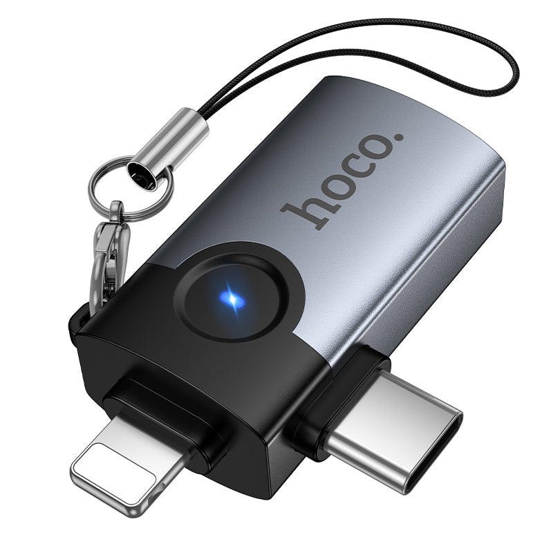 HD_SYNC:UA46D Victory iP male/Type-C male to USB female 2-in-1 adapter