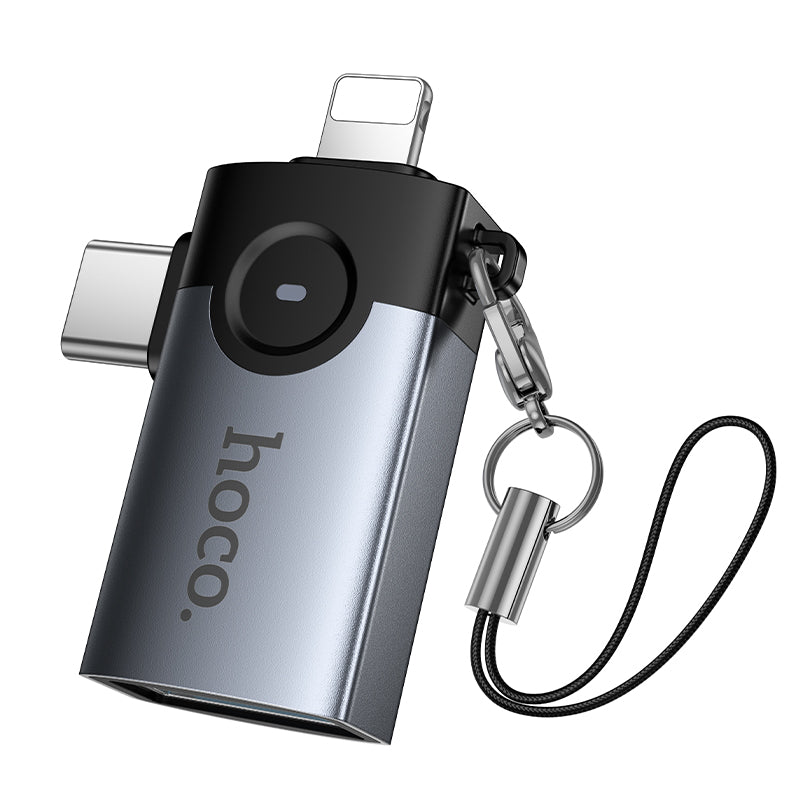 HD_SYNC:UA46D Victory iP male/Type-C male to USB female 2-in-1 adapter