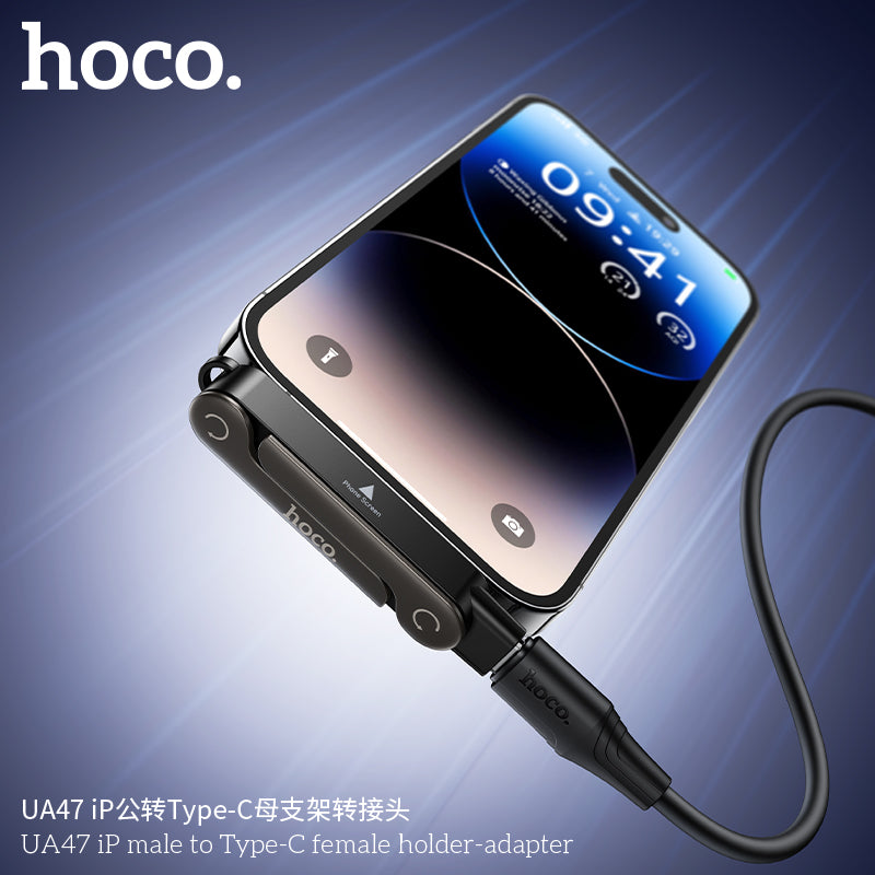 HD_SYNC:UA47 iP male to Type-C female holder-adapter