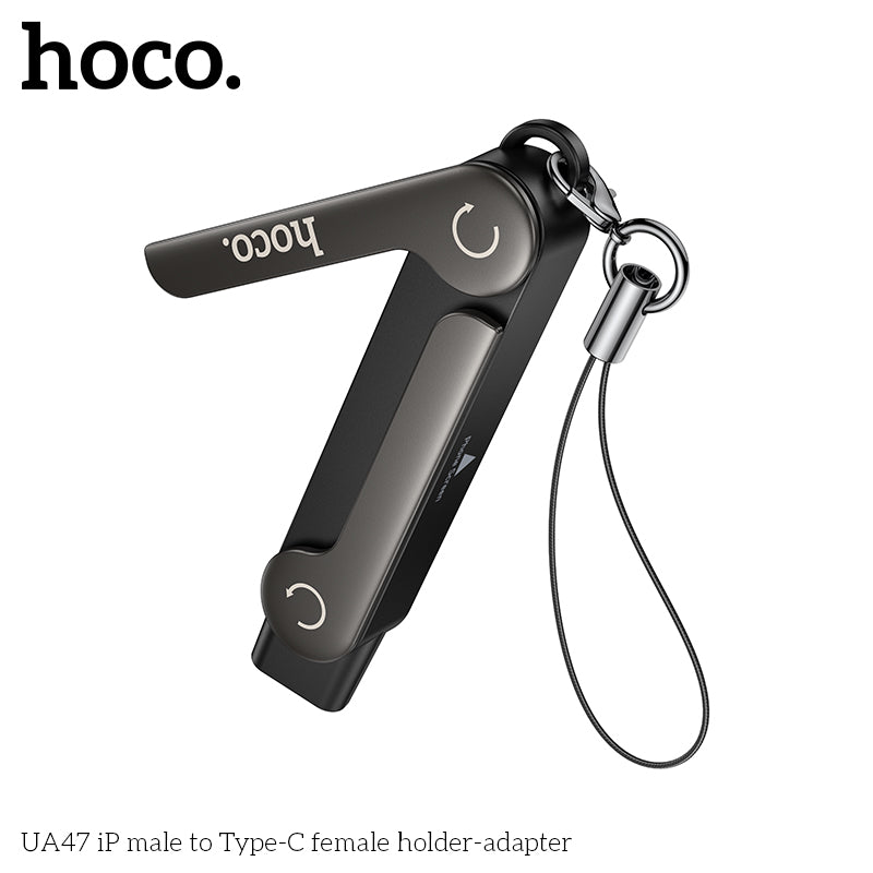 HD_SYNC:UA47 iP male to Type-C female holder-adapter