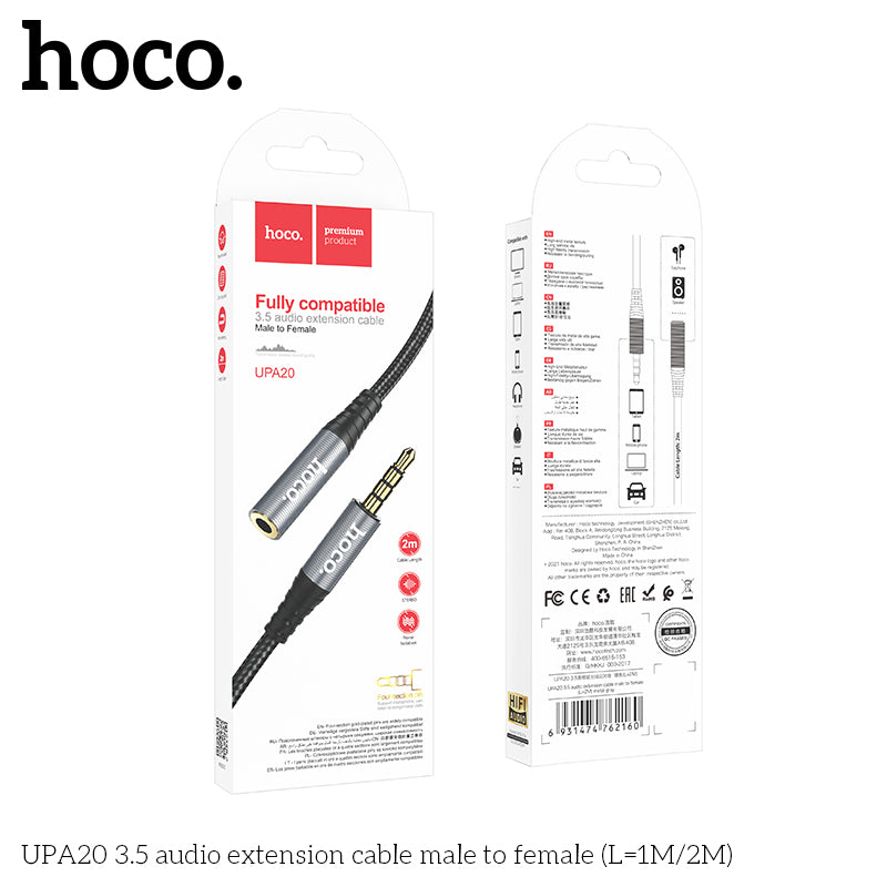 HD_SYNC:UPA20 3.5 audio extension cable male to female(L=1M)
