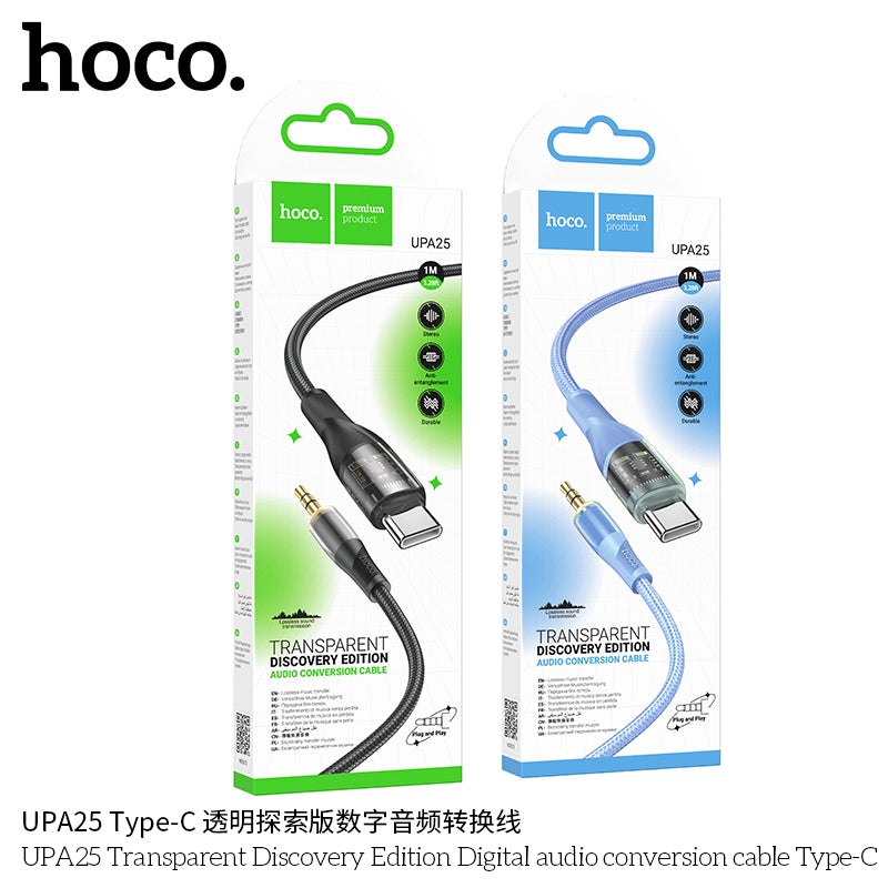 HD_SYNC:UPA25 Transparent Discovery Edition Digital audio conversion cable Type-C