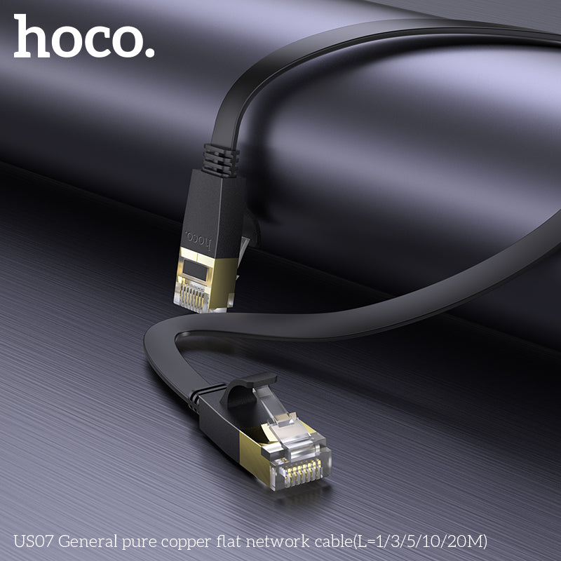 HD_SYNC:US07 General pure copper flat network cable(L=5M)
