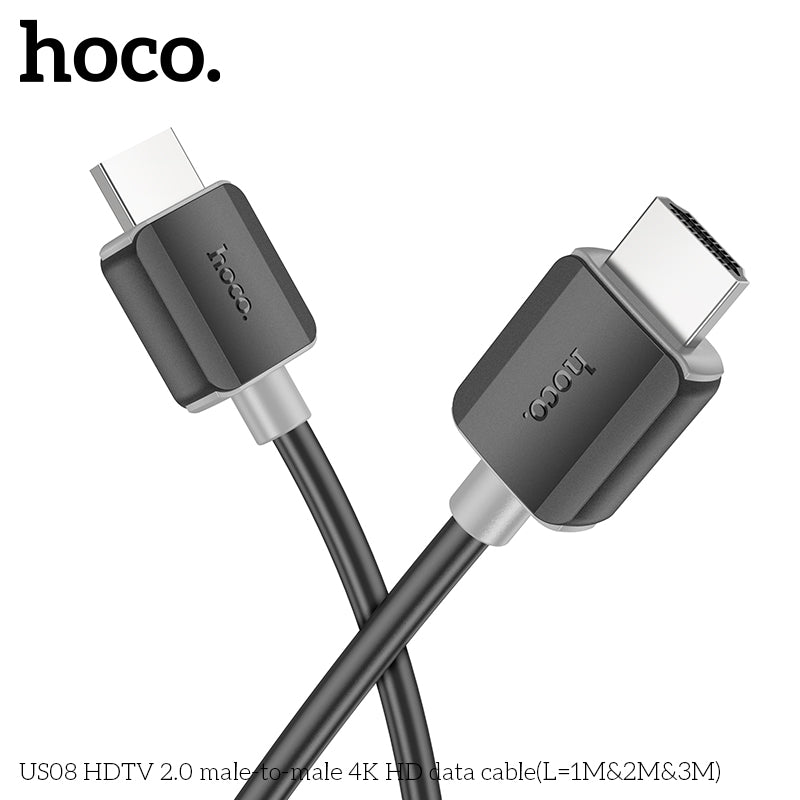 HD_SYNC:US08 HDTV 2.0 male-to-male 4K HD data cable(L=2M)