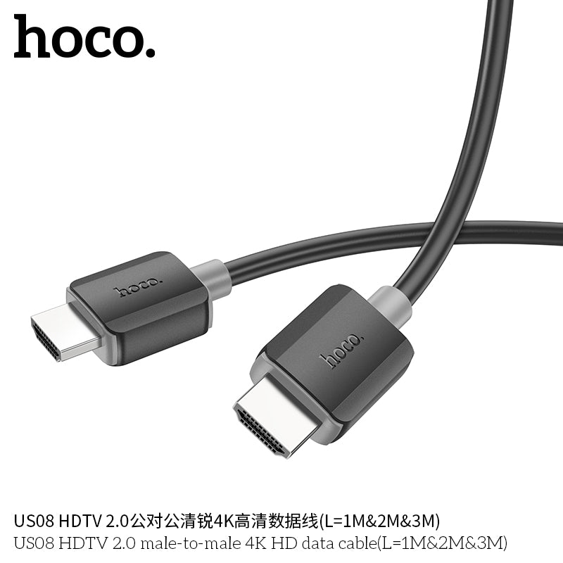 HD_SYNC:US08 HDTV 2.0 male-to-male 4K HD data cable(L=2M)