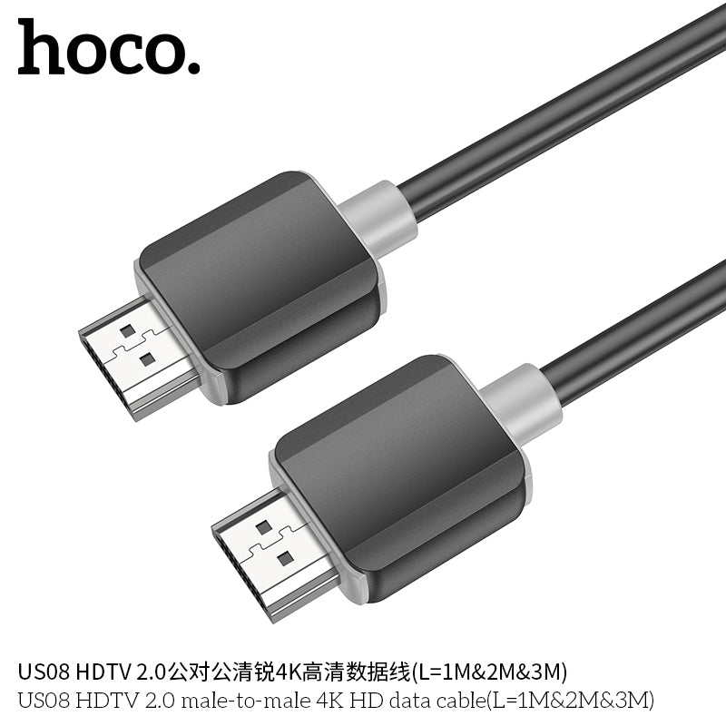 HD_SYNC:US08 HDTV 2.0 male-to-male 4K HD data cable(L=2M)