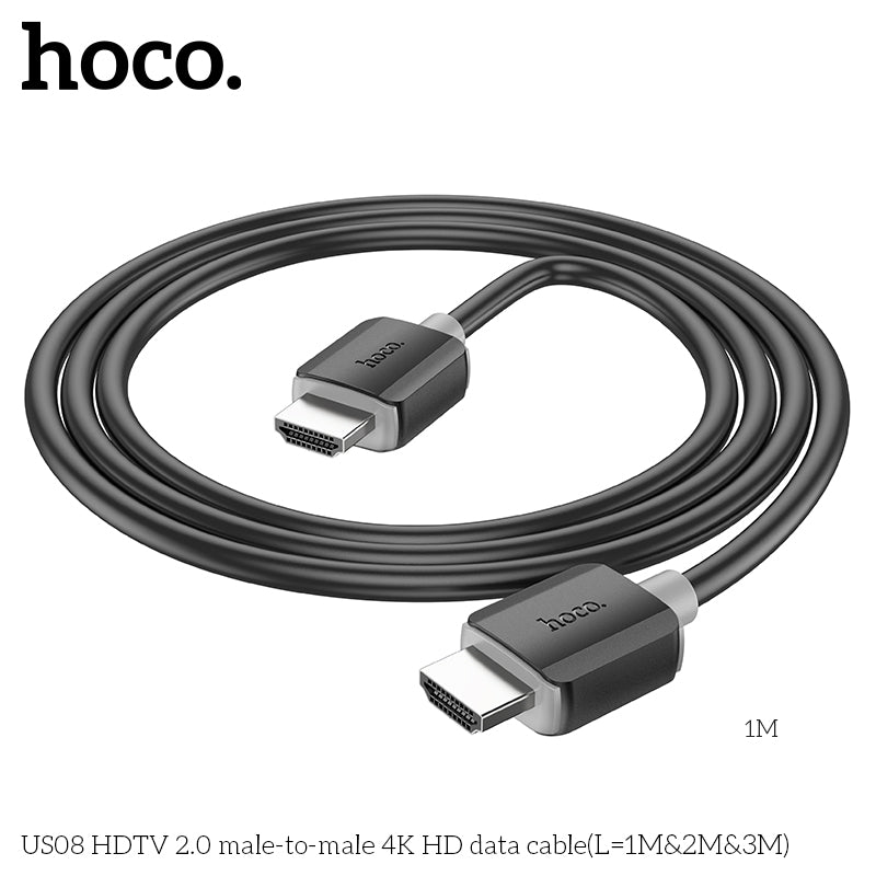 HD_SYNC:US08 HDTV 2.0 male-to-male 4K HD data cable(L=1M)