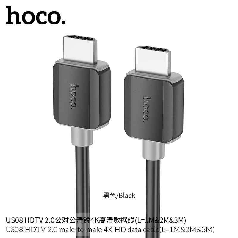 HD_SYNC:US08 HDTV 2.0 male-to-male 4K HD data cable(L=1M)