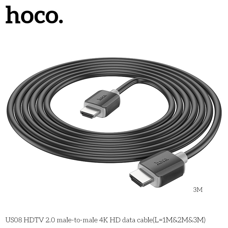 HD_SYNC:US08 HDTV 2.0 male-to-male 4K HD data cable(L=3M)