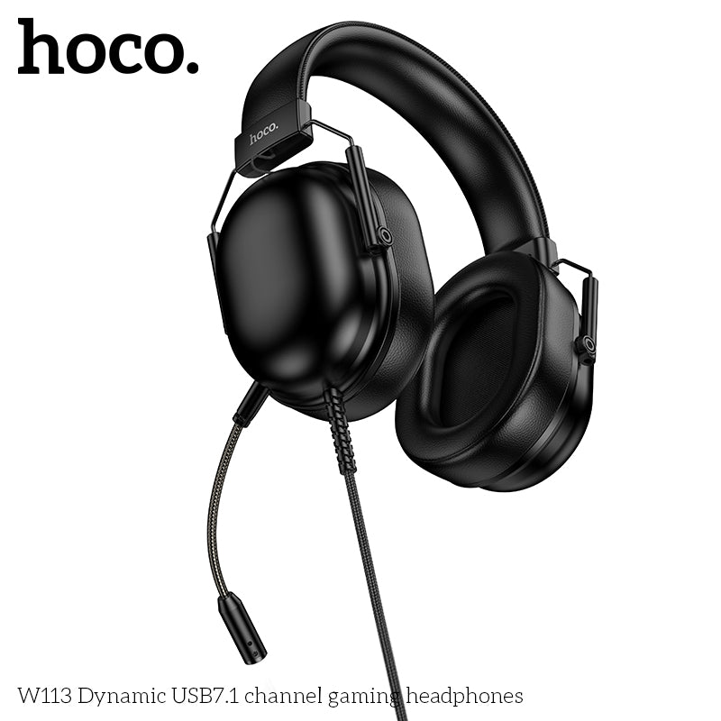 HD_SYNC:W113 Dynamic USB7.1 channel gaming headphones