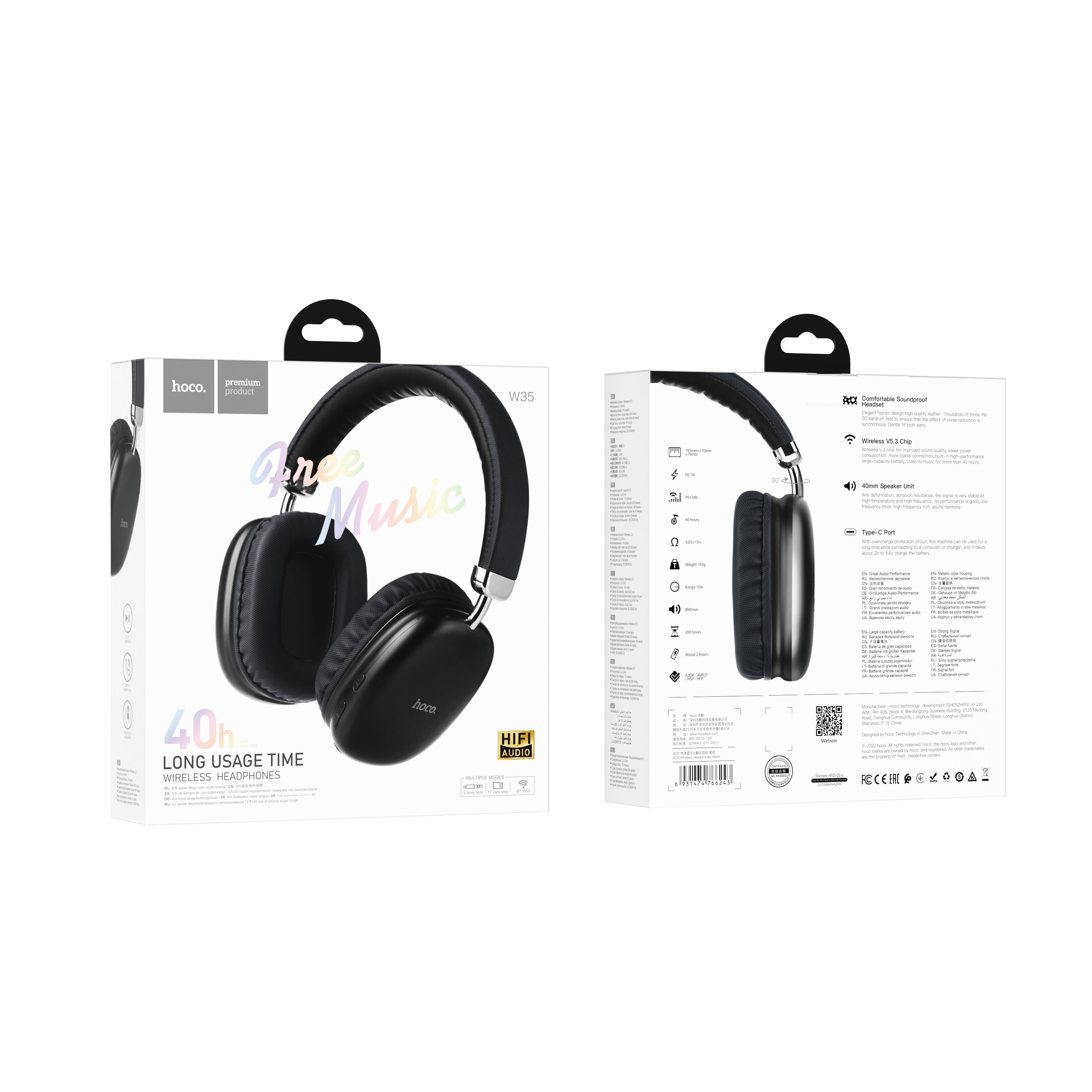 HD_SYNC:W35 Max Joy BT headphones
