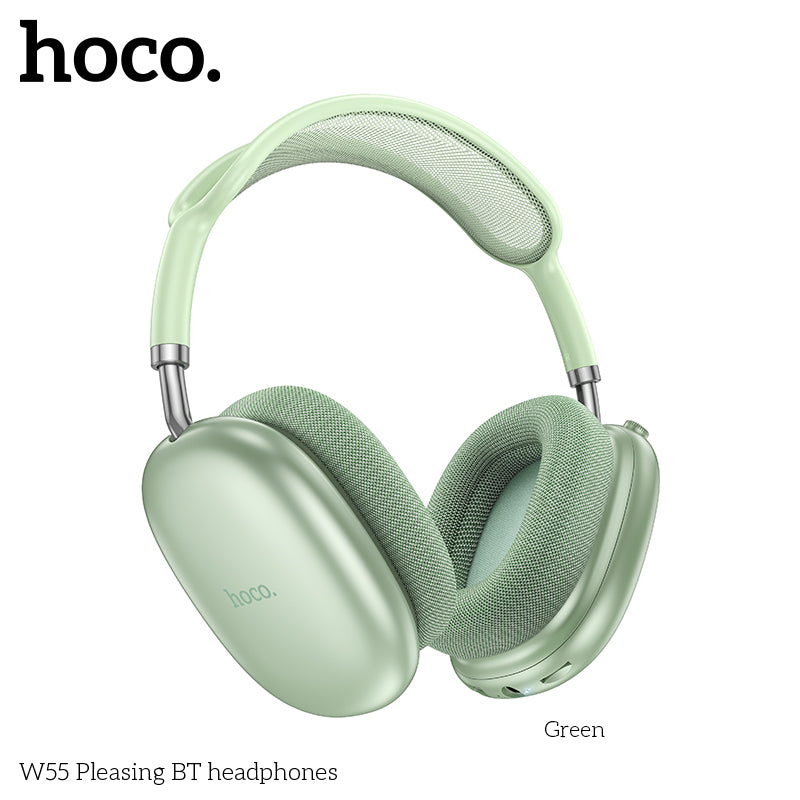 HD_SYNC:W55 Plus Happiness ANC noise reduction BT headphones