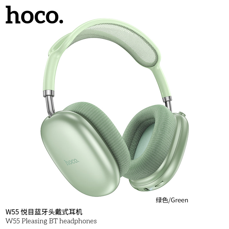 HD_SYNC:W55 Plus Happiness ANC noise reduction BT headphones