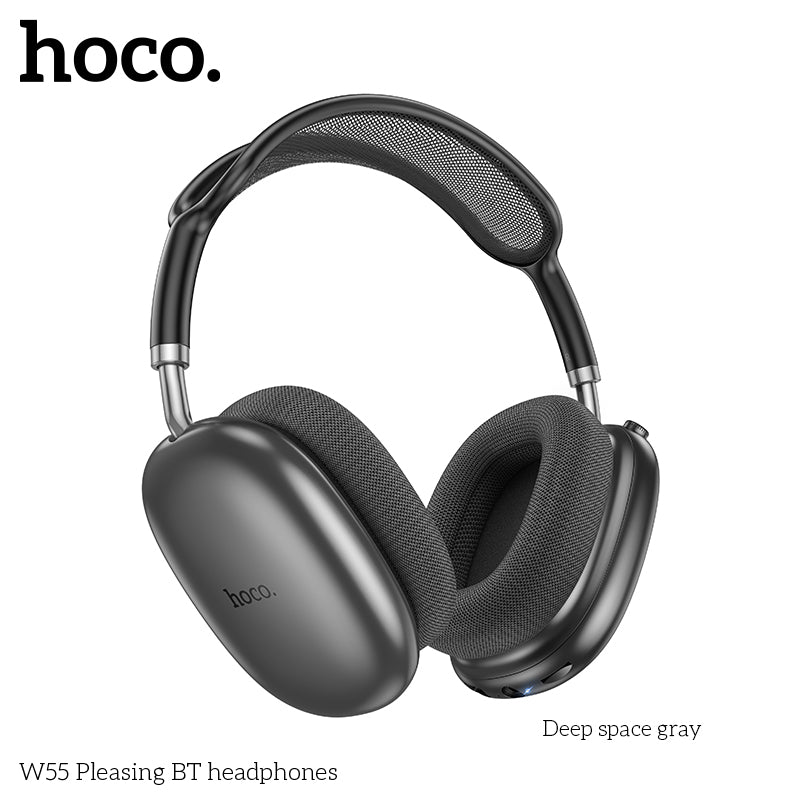 HD_SYNC:W55 Plus Happiness ANC noise reduction BT headphones